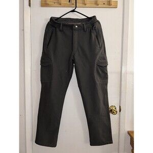 FREE SOLDIER Men Outdoor Softshell Fleece Lined Cargo Pants Breathable 30x32